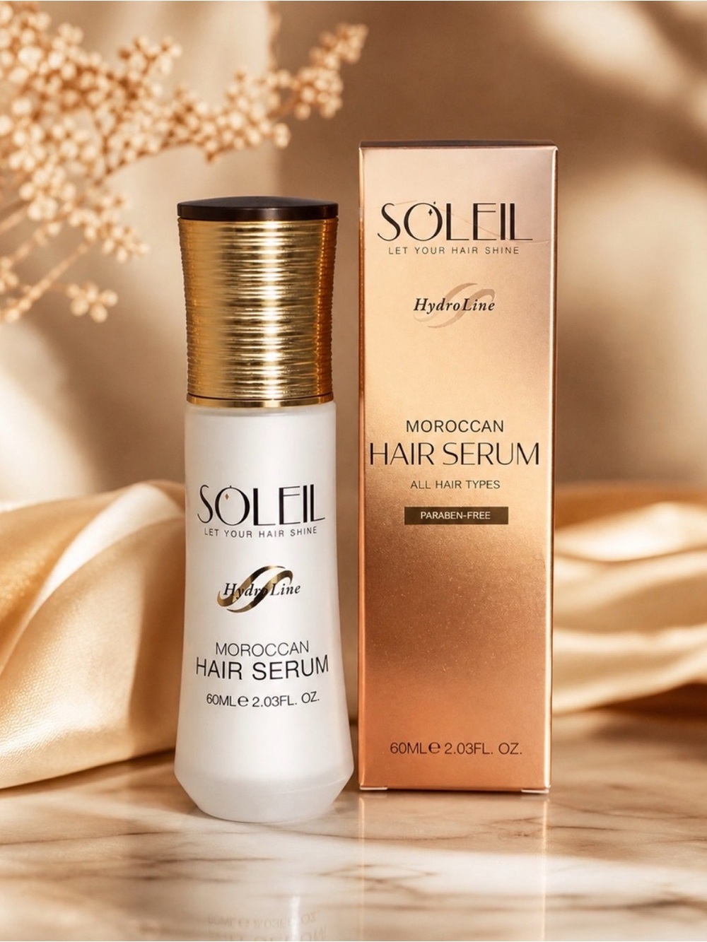 Soleil Moroccan Hair Serum - Gold